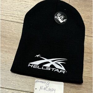 Black Hellstar hat/ beanie/ skullie